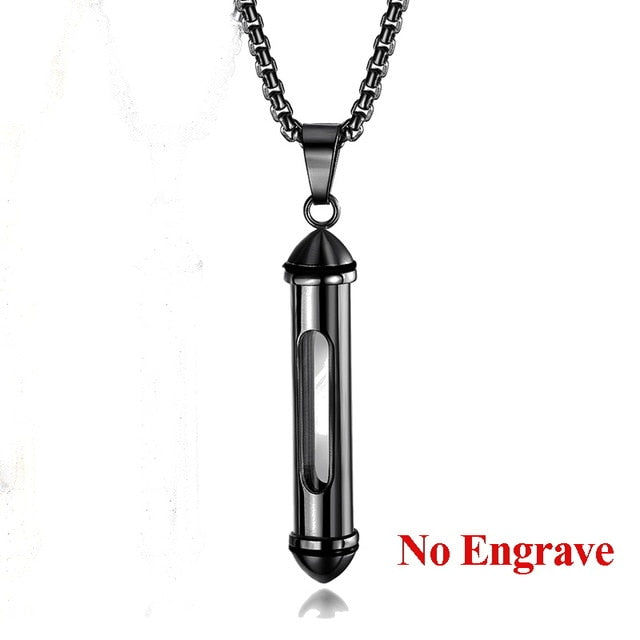 Cremation clearance vial necklace