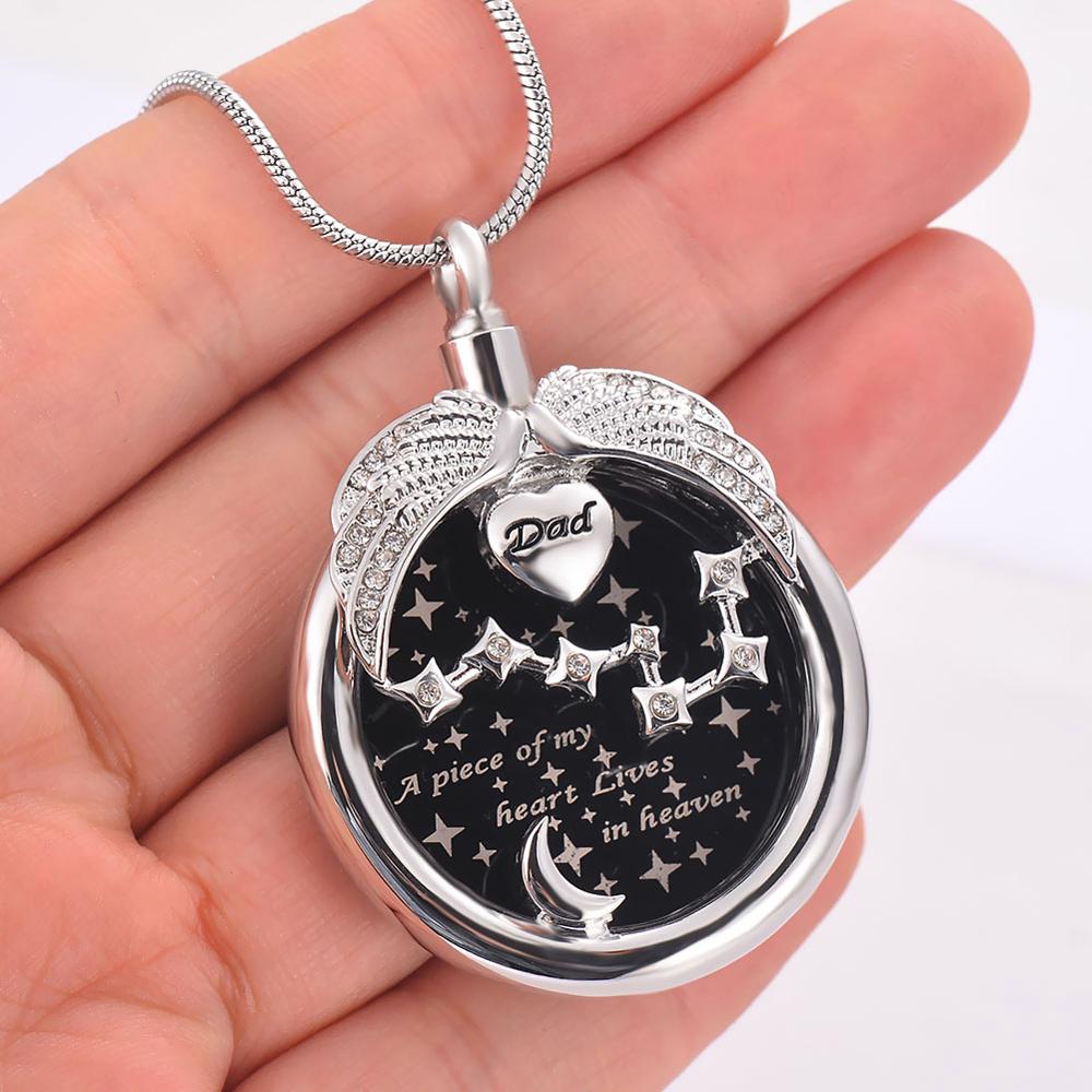 A Piece of My Heart is in Heaven Necklace Remain Eternal
