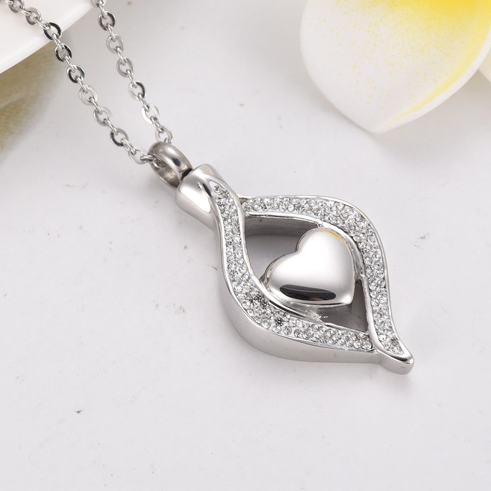 Heart Cremation Necklaces - Remain Eternal